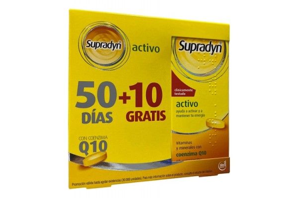 SUPRADYN ACTIVO 120 COMPRIMIDOS 3+1 MES GRATIS