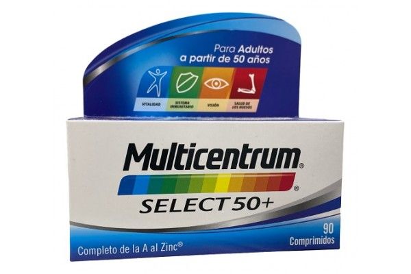 MULTICENTRUM SELECT 50+ 90 COMPRIMIDOS