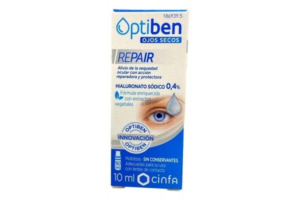 OPTIBEN OJOS SECOS REPAIR 10 ML