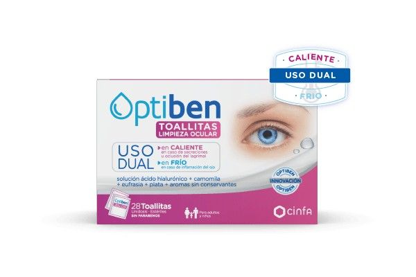 OPTIBEN TOALLITAS OCULARES USO DUAL
