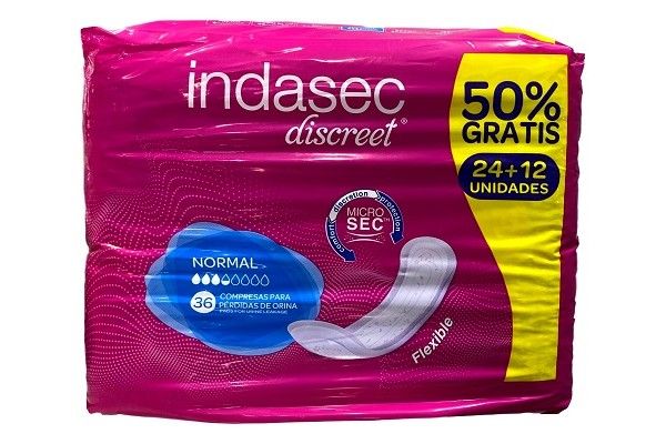 INDASEC DISCREET MAXI 15U