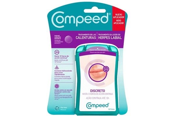 COMPEED CALENTURAS HERPES LABIAL 15 PARCHES