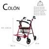 ANDADOR ROLLATOR COLON