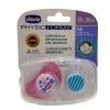 CHICCO CHUPETE PHYSIO FORMA 16-36M LATEX ROSA 2U