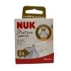 TETINA NUK NATURE SENSE SILICONA 0-6 M FLUJO M 2U