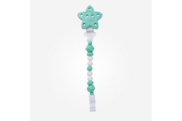 SARO PORTACHUPETE SILICONA ESTRELLITA ROSA