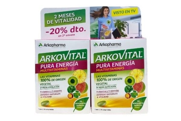 ARKOVITAL PURA ENERGÍA 2U 20% DTO EN 2º ENVASE