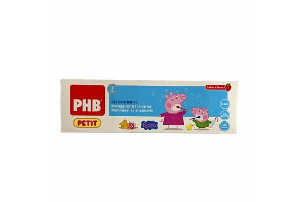 PHB GEL DENTÍFRICO PEPPA PIG SABOR FRESA 75 ML