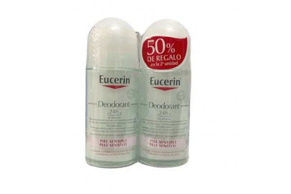 EUCERIN DUPLO DESODORANTE 24H ROLL-ON PIEL SENSIBLE 50 ML