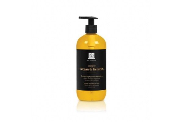 SOIVRE CHAMPU ARGAN Y KERATINA 500 ML