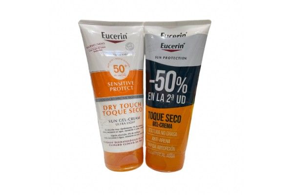 EUCERIN SUN SENSITIVE PROTECT DRY TOUCH SPF 50+ GEL CREMA 200 ML
