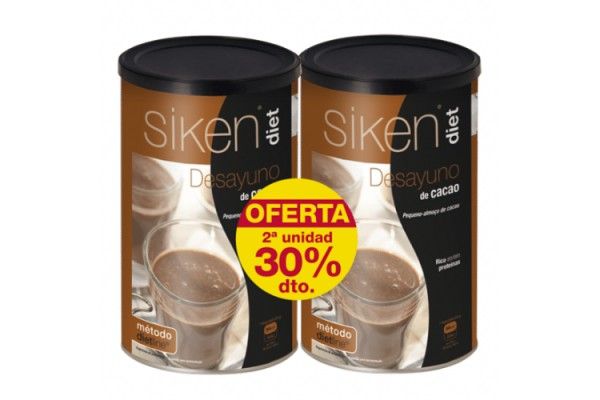 SIKEN DESAYUNO CACAO DUPLO 2ª UNIDAD 30%