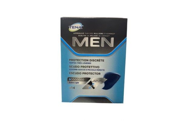 TENA MEN EXTRA LIGHT 14 COMPRESAS
