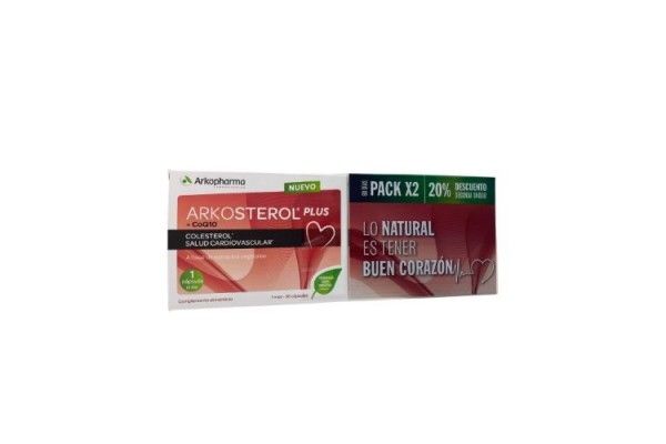 ARKOSTEROL + CoQ10 PACK X2 60CAPS
