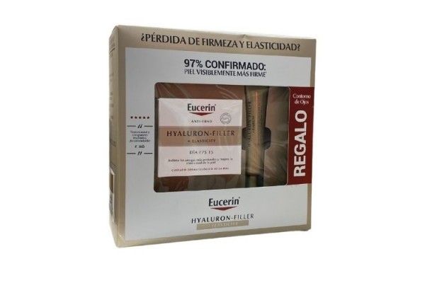 EUCERIN HYALURON-FILLER +ELASTICITY DIA FPS30 +CONTORNO DE OJOS
