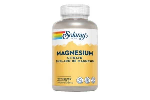 SOLARAY MAGNESIO CITRATO QUELADO DE MAGNESIO 180 VEGCAPS