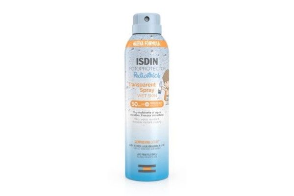 FOTOPROTECTOR ISDIN TRANSPARENT SPRAY WET SKIN PEDIATRICS SPF 50+