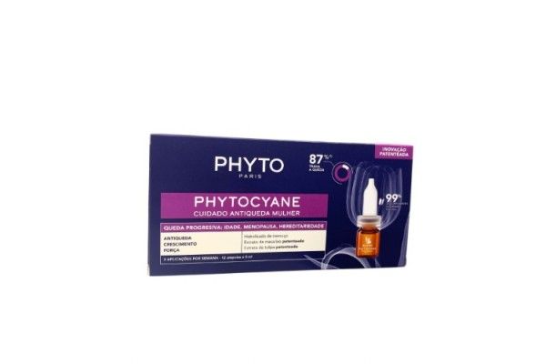 PHYTO PHYTOCYANE CAIDA PROGRESIVA 12 AMPOLLAS