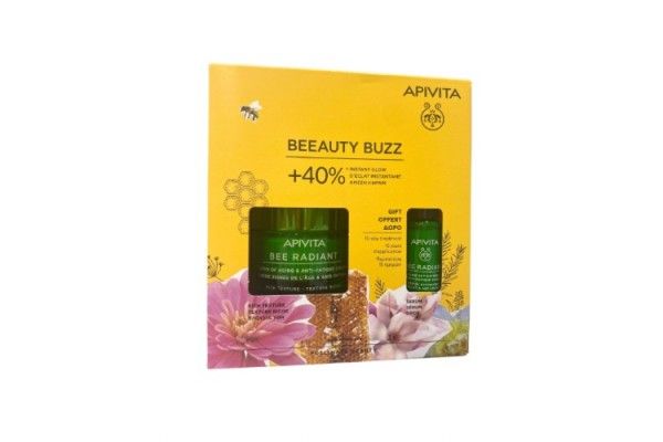 APIVITA NECESER FRESH & GLOW BEE RADIANT GEL-CREMA + REGALO SERUM + ESPUMA LIMPIEZA