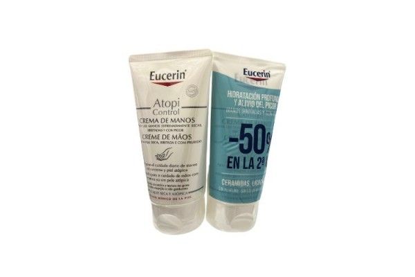 EUCERIN ATOPICONTROL CREMA MANOS 2x75 ML