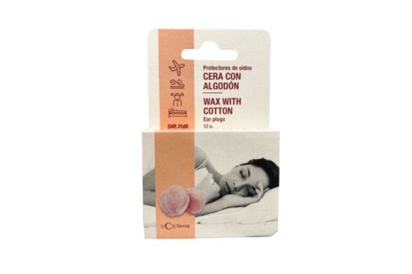 TAPONES DE CERA CON ALGODON 12U