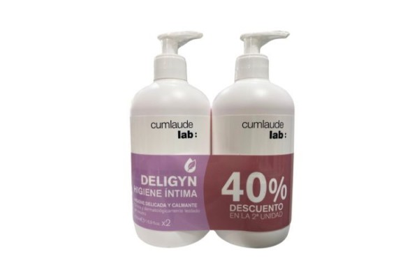 CUMLAUDE DUPLO HIGIENE ÍNTIMA DELIGYN 500 ML 2º UNIDAD 40% DTO