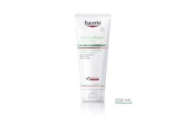 EUCERIN DERMOPURE OIL CONTROL CREMA CORPORAL TRIPLE EFECTO 200 ML