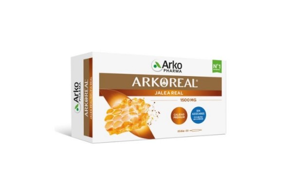 ARKOREAL JALEA REAL 1500MG 20 AMPOLLAS