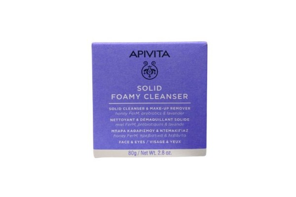 APIVITA SOLID FOAMY CLEANSER 80G