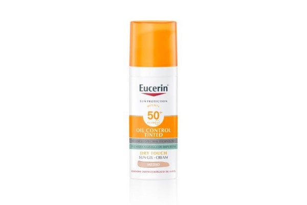 EUCERIN SUN OIL CONTROL COLOR MEDIO SPF 50+ GEL-CREMA 50 ML
