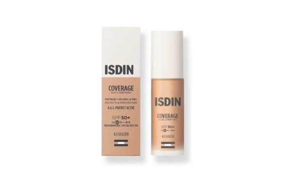 ISDINCEUTICS COVERAGE SPF50+ 4.0 GOLDEN 30G