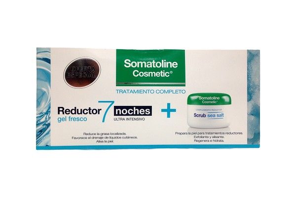 SOMATOLINE TRATAMIENTO COMPLETO: REDUCTOR 7 NOCHES ULTRA INTENSIVO + EXFOLIANTE SEA SALT