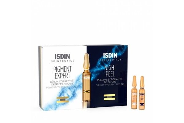 ISDINCEUTICS RUTINA ANTIMANCHAS: PIGMENT EXPERT + NIGHT PEEL 20 AMPOLLAS