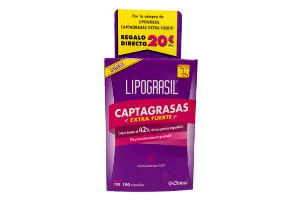 LIPOGRASIL CAPTAGRASAS EXTRA FUERTE 180 CAPSULAS