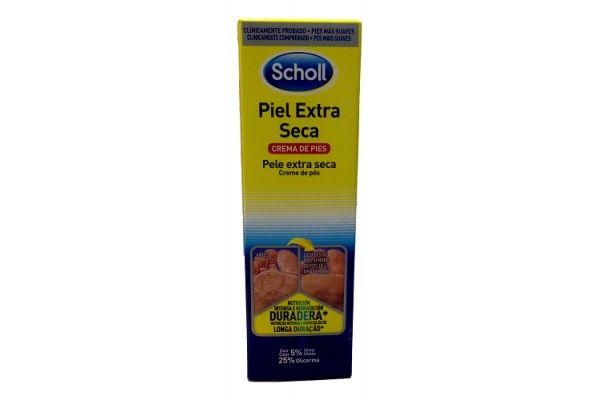 SCHOLL CREMA PIES PIEL EXTRA SECA 75 ML